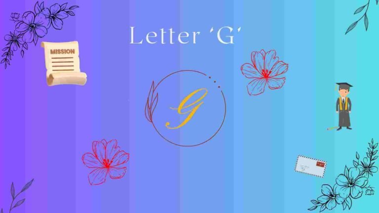 Letter 'G'Letter 'G'