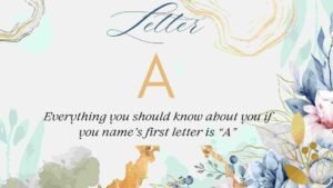Letter A