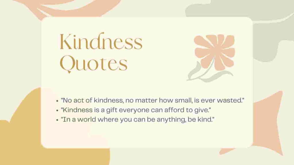 kindness Quotes